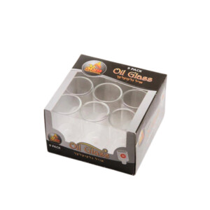 Ner Mitzvah 9 Medium Oil Glass Cups