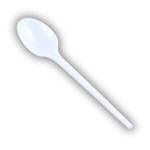 100 White Spoons