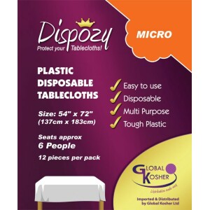 12 Dispozy Micro Tablecloths
