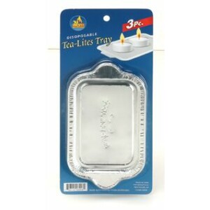 3 Disposable Tealight Trays