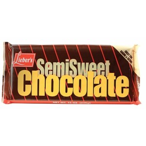 Liebers Dark Semi-Sweet Baking Chocolate