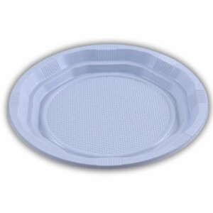 40 Large 9inch Classic White Plastic Plates