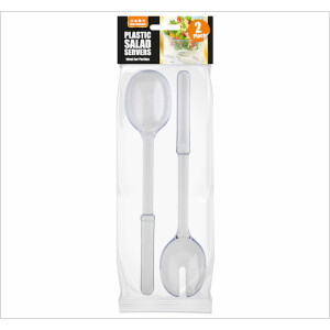 Clear Plastic Salad Servers