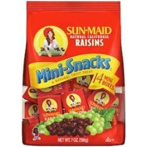 Sunmaid Mini Raisins Bag (18 pieces)