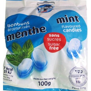 World Food Sugar Free Mint Flavour Candies