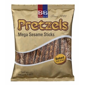 BB Mega Sesame Pretzel Rods