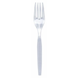 100 Clear Plastic Forks