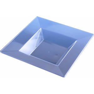 10 Large 12 Oz Square Clear Soup Bowls