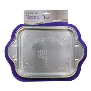 Small Menorah Foil Tray