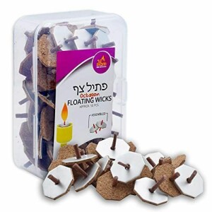 50 Octagon Floating Wicks Ready Assembled