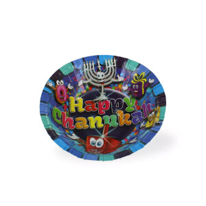 Happy Chanukah Party Paper Bowls