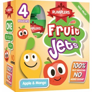 Rumplers Fruit Jet Apple & Mango Pouches