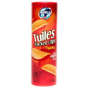 Tuiles Paprika Stacked Crisps