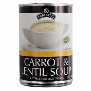 Rakusen's Carrot & Lentil Soup