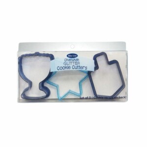 3 Chanukah Glitter Cookie Cutters