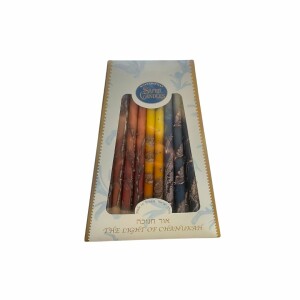 Safed Premium Fantasy Multi Coloured Chanukah Candles
