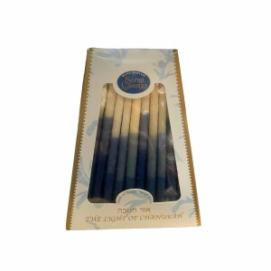 Safed Premium Fantasy Blue Chanukah Candles