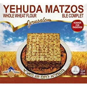 Yehuda Whole Wheat Matzos Kosher for Pesach 2026 UK – Healthy Passover Matzah