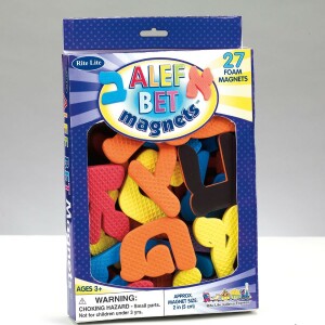 Alef-Bet Foam Magnets