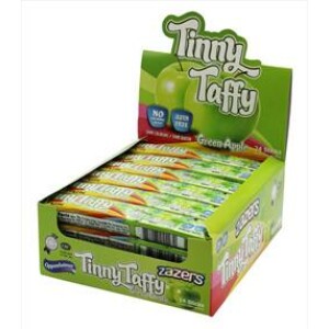 Zazers Tinny Taffy Green Apple Tubes