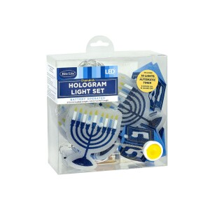 Battery Operated Chanukah Hologram Light Set