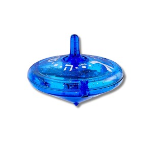 Light Up Blue & Silver Dreidel